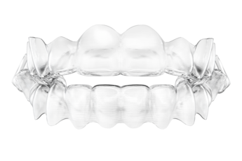 Beautiful teeth with clear aligners